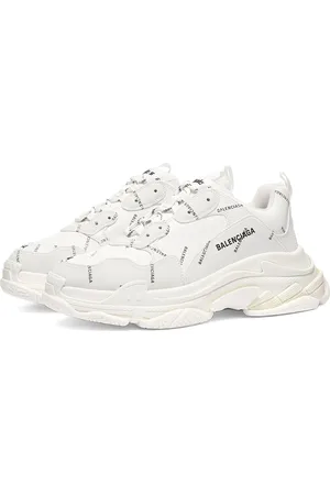 Balenciaga Men's Triple S Sneakers in White, Size UK 7 | End Clothing