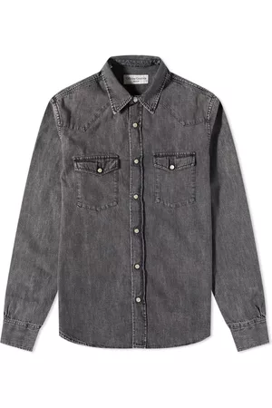 Buy Gray Men's Denim Shirts Online 