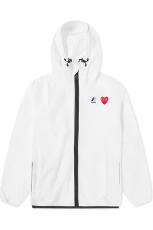 Comme des Garçons X K-Way Full Zip Packable Jacket in