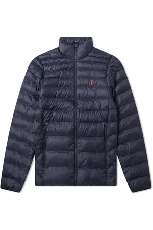 Polo Ralph Lauren Carly icon logo down puffer jacket in black