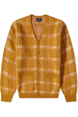 The latest collection of yellow cardigans for men | FASHIOLA INDIA