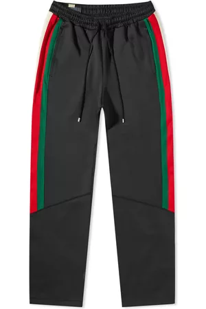 Gucci Gucci Invite Stamp Silk Pant 1525  liked on Polyvore featuring  mens fashion mens clothing mens p  Mens cuffed pants Mens pants  casual Mens pants
