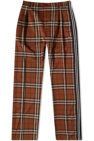 Burberry Checked Tapered Track Pants  Farfetch