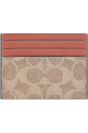 COACH Men's Signature Flat Card Case