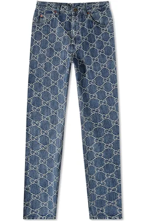 Gucci Jersey Jogging Pants With Web Washed Ivory Men's - US
