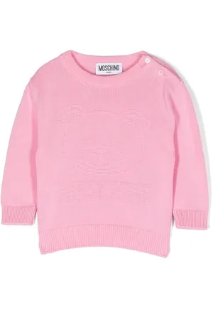 Moschino Teddy Bear intarsia-knit jumper