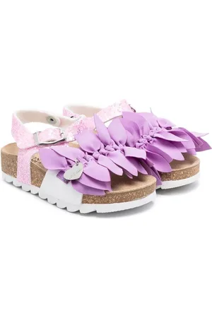 MONNALISA Knot-detail 30mm sandals