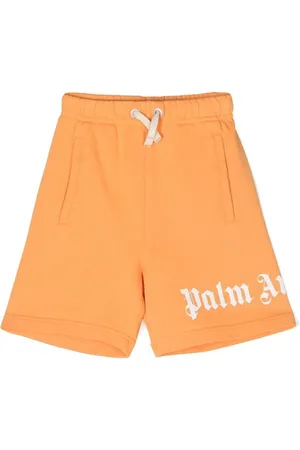 Palm Angels Logo-print drawstring shorts