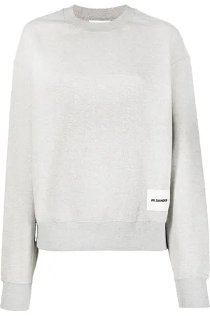 Jil Sander + logo patch sweatshirt