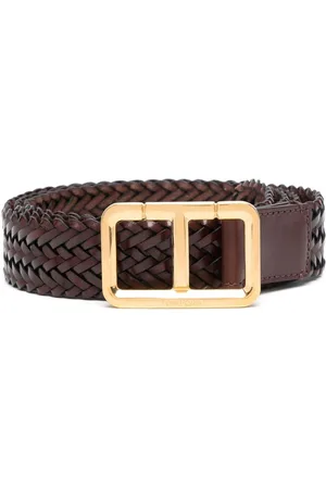 Tom Ford Interwoven leather belt