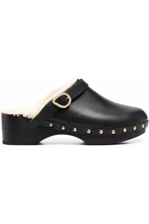 Ancient Greek Sandals Closed leather clogs