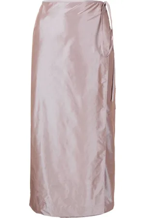 REJINA PYO Adela iridescent wrap skirt