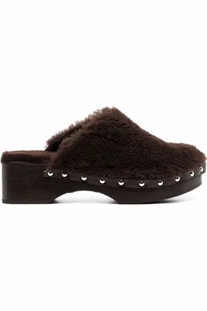 Ancient Greek Sandals 50mm closed sheepskin clogs
