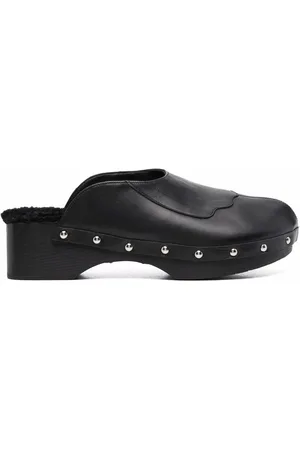 Ancient Greek Sandals Closed leather clogs