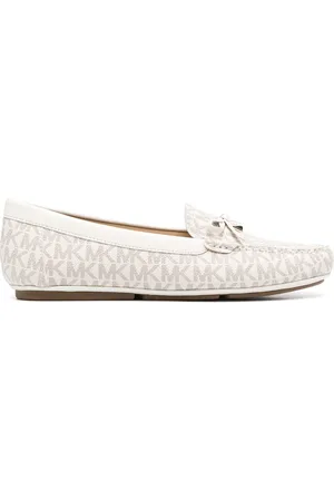 Michael Kors Juliette monogram-jacquard moccasins