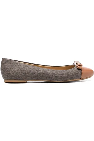 Michael Kors Andrea monogram print ballerinas