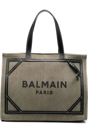 Balmain B-Army canvas tote bag