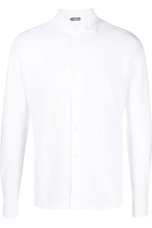 ZANONE Button-down fastening shirt
