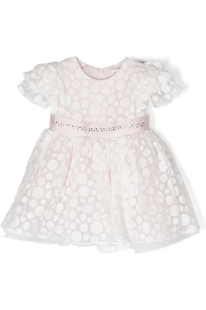 MONNALISA Polka-dot ruffled dress
