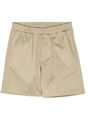 Msgm Logo-patch cotton shorts
