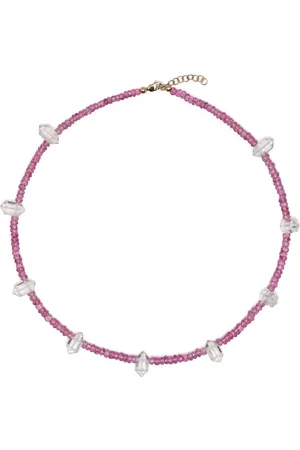 Roxanne First 14kt yellow gold Feeling Lucky quartz necklace