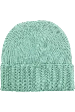 DELL'OGLIO Men Beanies - Ribbed-knit cashmere beanie
