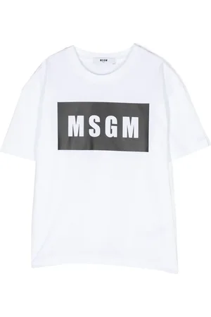 Msgm Logo-print cotton T-shirt
