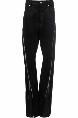 Rick Owens button-up Organic Cotton Flared Trousers - Farfetch