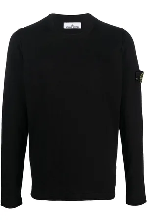 Stone Island Logo-patch sleeve jumper