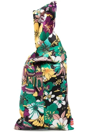 La DoubleJ Knot floral-print bag