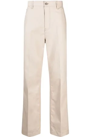 VALENTINO GARAVANI Wide-leg contrast-stitch trousers