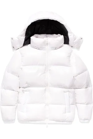 Purple Brand Logo-print puffer jacket