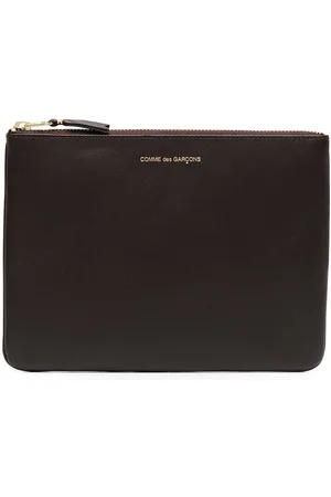 Comme des Garçons Leather zip pouch