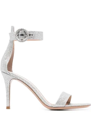 Gianvito Rossi Portofino 85mm glitter sandals