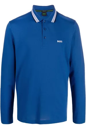 HUGO BOSS Polo Shirts - Long-sleeve polo shirt