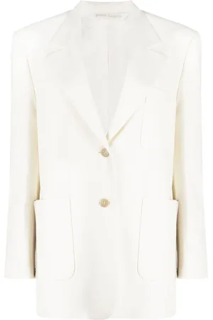 Palm Angels Knitted tape-detail blazer