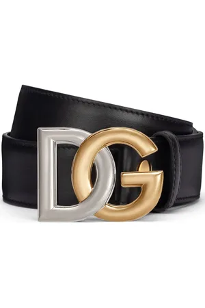 Dolce & Gabbana DG-logo leather belt