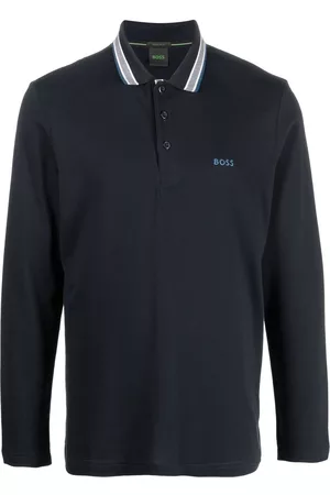 HUGO BOSS Polo Shirts - Long-sleeve polo shirt