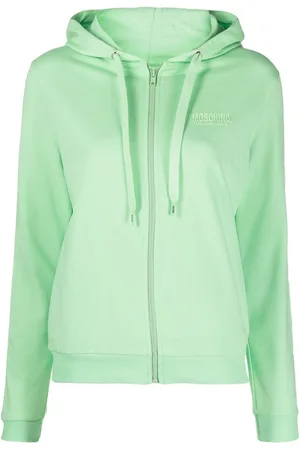 Expressive Cotton Zip Through Hoodie in Blue - Dorothee Schumacher