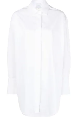 Patou Logo-print organic-cotton shirtdress