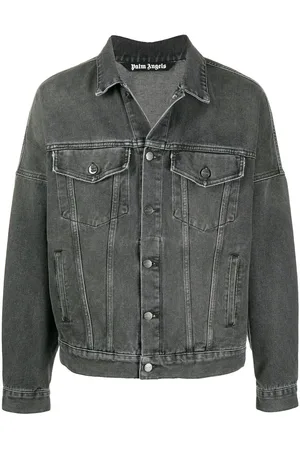 Palm Angels Logo-print denim jacket