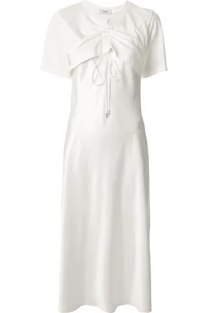 GOEN.J Cutout detail flared dress
