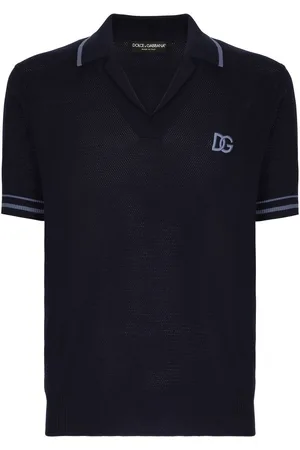 Dolce & Gabbana Logo-embroidered cotton polo shirt