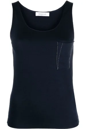 Fabiana Filippi Bead-embellished tank top