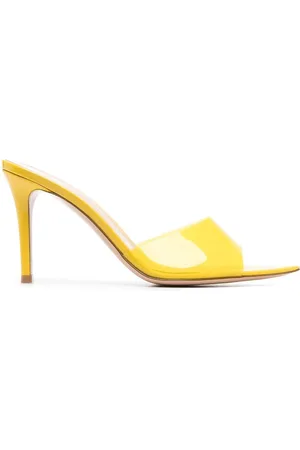 Gianvito Rossi Elle 85mm transparent mules