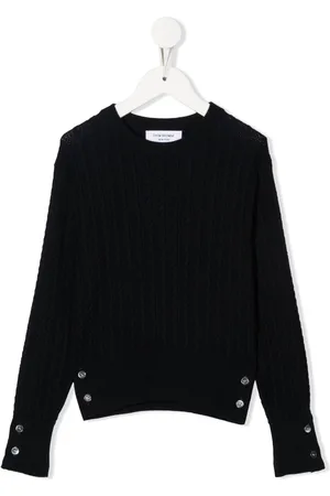 Thom Browne Cable-knit long-sleeved pullover