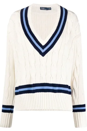 Ralph Lauren Cable-knit cricket jumper