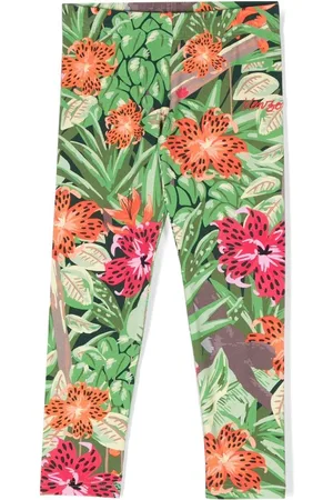 Kenzo Floral-print tapered-leg leggings