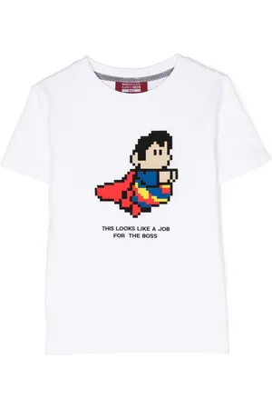 MOSTLY HEARD RARELY SEEN Mini Super slogan-print T-shirt