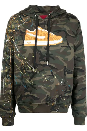 MOSTLY HEARD RARELY SEEN Camouflage-print long-sleeve hoodie